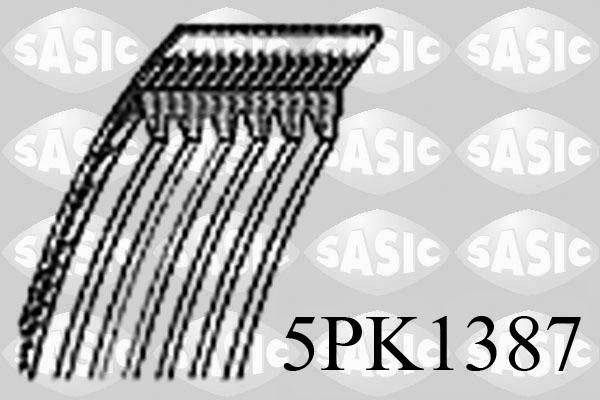 Sasic 5PK1387 - Поліклиновий ремінь avtolavka.club