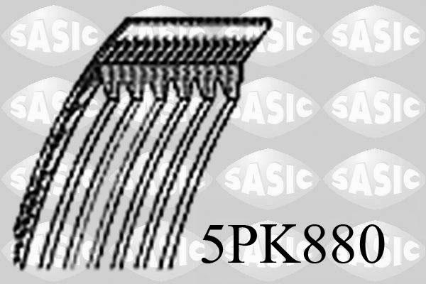 Sasic 5PK880 - Поліклиновий ремінь avtolavka.club