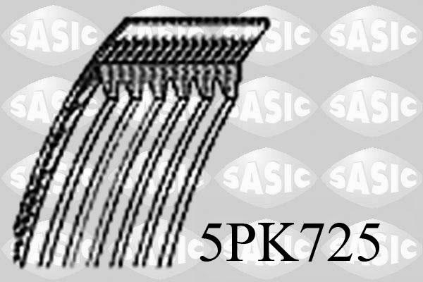Sasic 5PK725 - Поліклиновий ремінь avtolavka.club