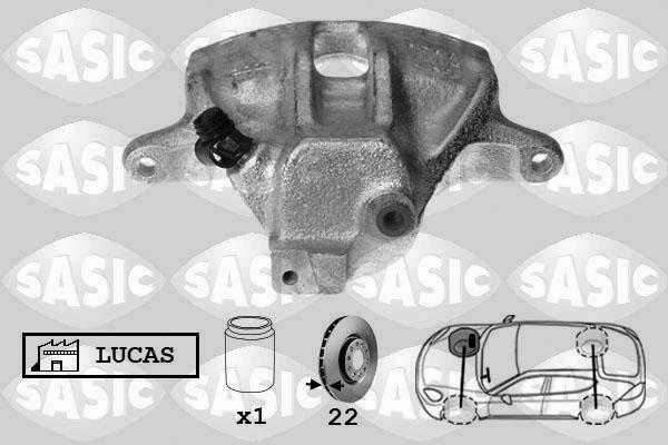 Sasic 6506019 - Гальмівний супорт avtolavka.club