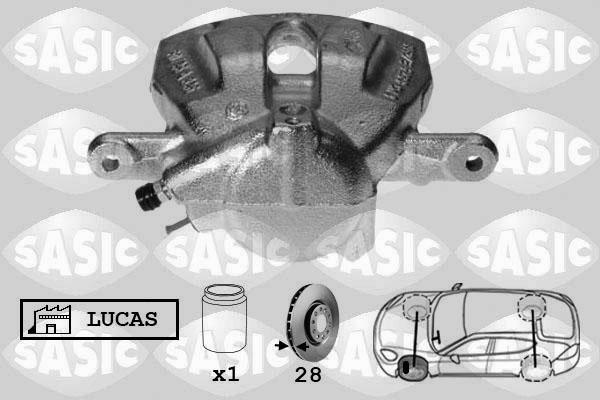 Sasic 6500042 - Гальмівний супорт avtolavka.club