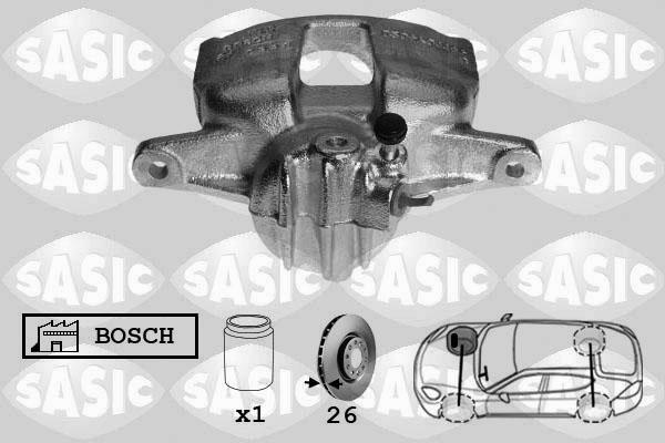 Sasic 6500009 - Гальмівний супорт avtolavka.club