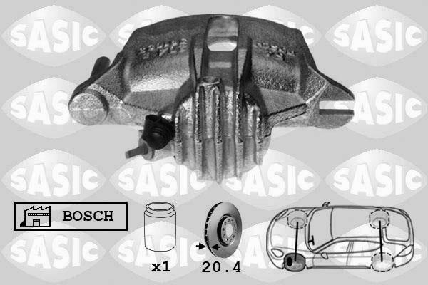 Sasic 6500006 - Гальмівний супорт avtolavka.club