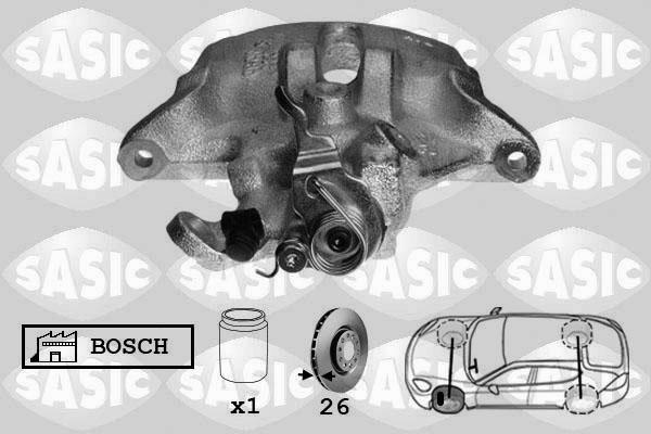 Sasic 6500028 - Гальмівний супорт avtolavka.club