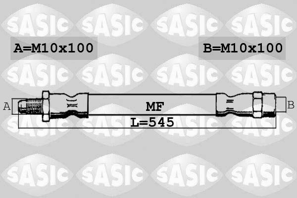 Sasic 6606098 - Гальмівний шланг avtolavka.club