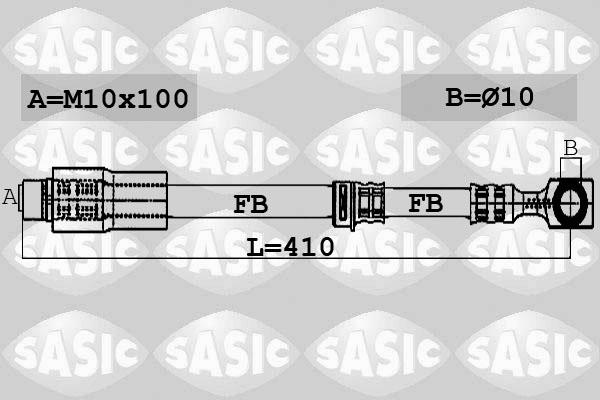 Sasic 6606044 - Гальмівний шланг avtolavka.club