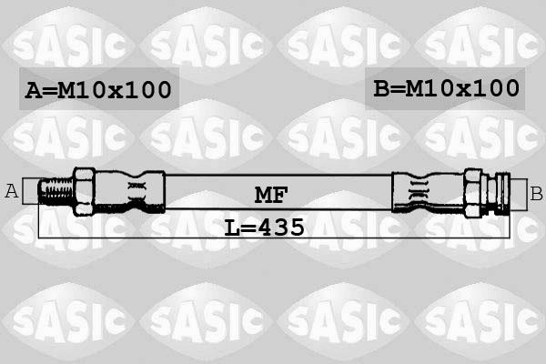 Sasic SBH6270 - Гальмівний шланг avtolavka.club