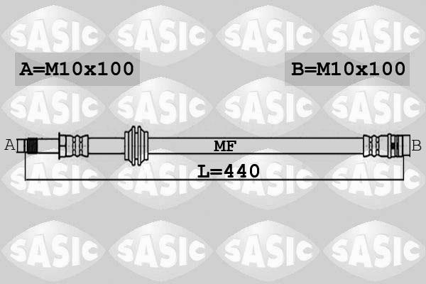 Sasic 6606244 - Гальмівний шланг avtolavka.club