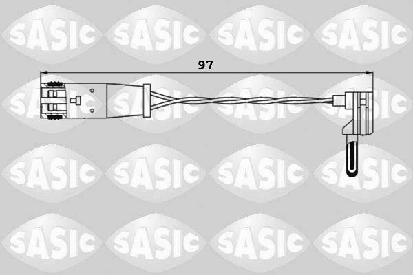 Sasic 6236002 - Сигналізатор, знос гальмівних колодок avtolavka.club