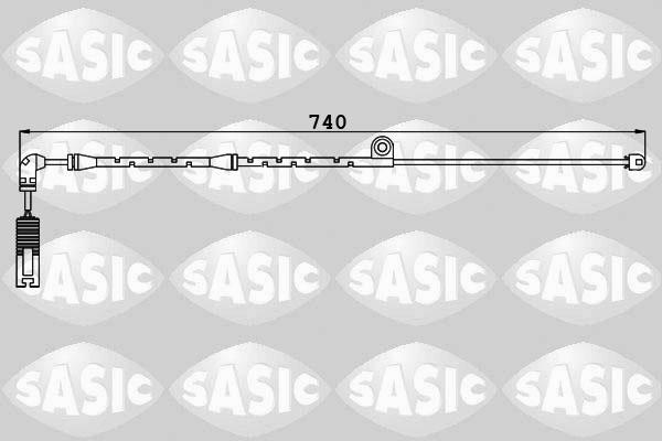 Sasic 6236020 - Сигналізатор, знос гальмівних колодок avtolavka.club