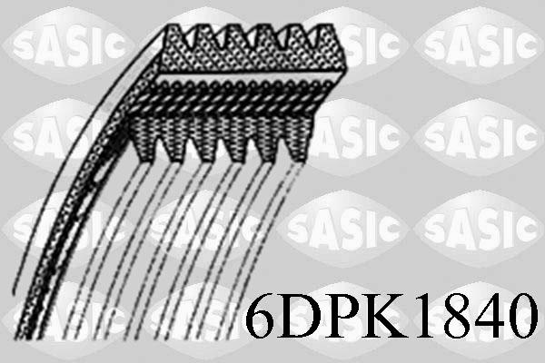 Sasic 6DPK1840 - Поліклиновий ремінь avtolavka.club