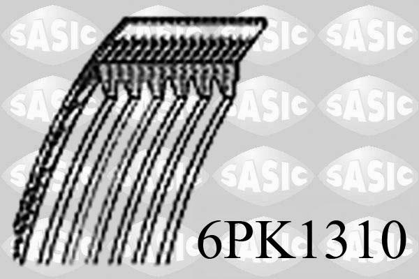 Sasic 6PK1310 - Поліклиновий ремінь avtolavka.club