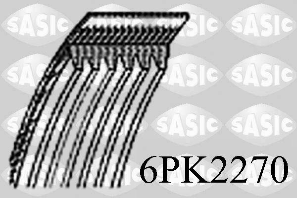 Sasic 6PK2270 - Поліклиновий ремінь avtolavka.club