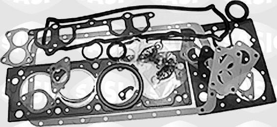 Sasic 1970H70QX - Комплект прокладок, двигун avtolavka.club