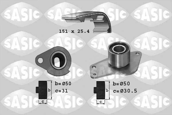 Sasic 1754015 - Комплект ременя ГРМ avtolavka.club