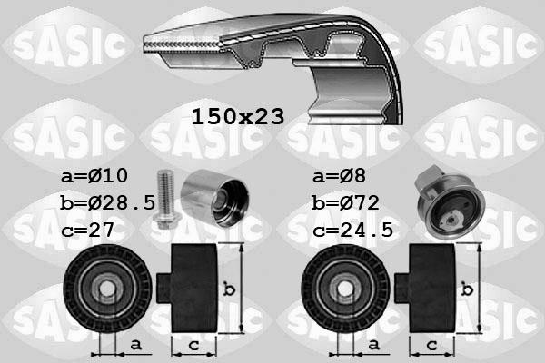 Sasic 1756053 - Комплект ременя ГРМ avtolavka.club