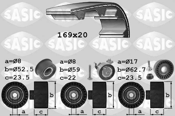 Sasic 1756067 - Комплект ременя ГРМ avtolavka.club