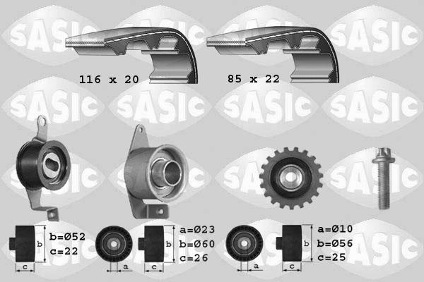 Sasic 1756010 - Комплект ременя ГРМ avtolavka.club