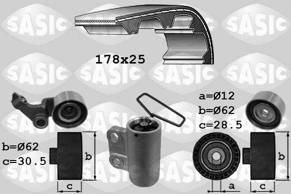 Sasic 1756031 - Комплект ременя ГРМ avtolavka.club