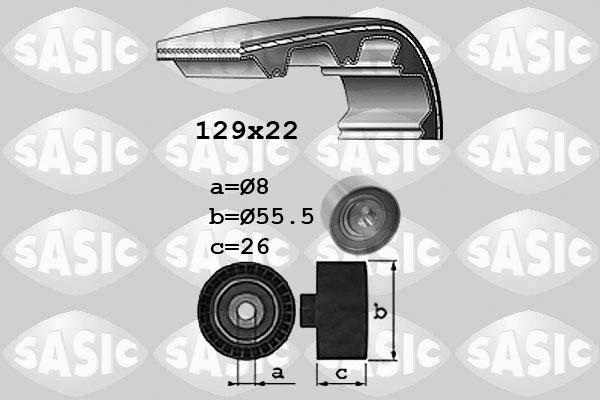 Sasic 1756033 - Комплект ременя ГРМ avtolavka.club