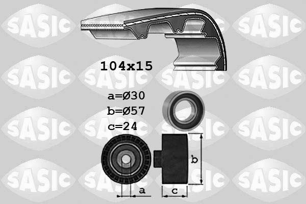 Sasic 1756032 - Комплект ременя ГРМ avtolavka.club