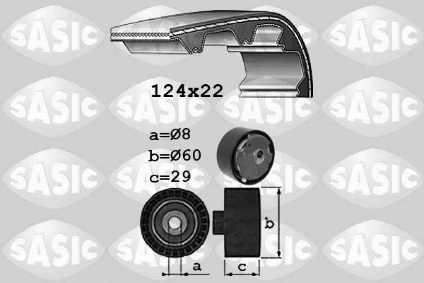 Sasic 1756029 - Комплект ременя ГРМ avtolavka.club