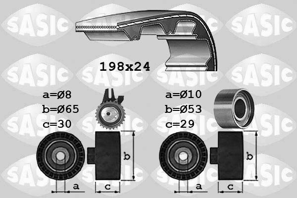 Sasic 1756023 - Комплект ременя ГРМ avtolavka.club