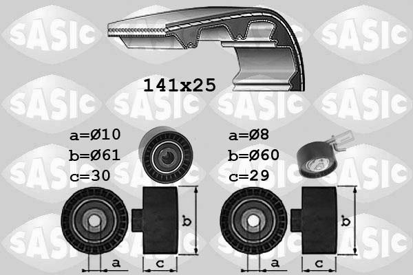 Sasic 1756072 - Комплект ременя ГРМ avtolavka.club