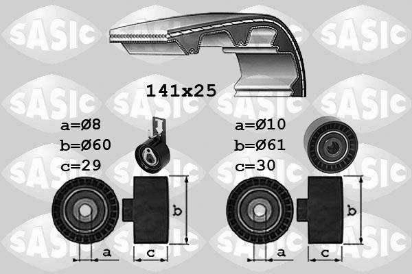 Sasic 1750043 - Комплект ременя ГРМ avtolavka.club