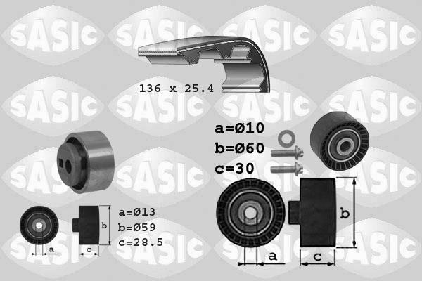 Sasic 1750005 - Комплект ременя ГРМ avtolavka.club