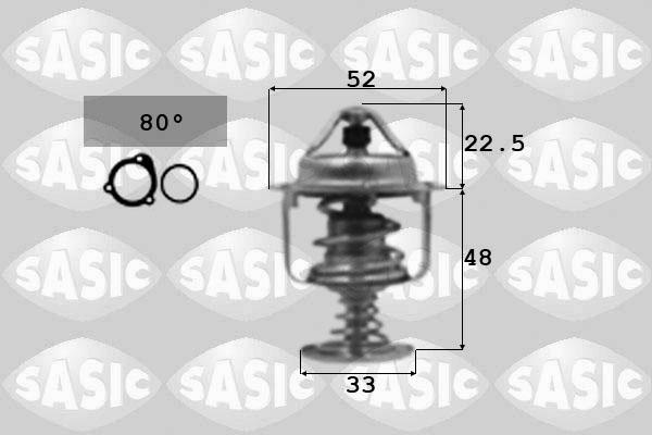 Sasic 3306065 - Термостат, охолоджуюча рідина avtolavka.club