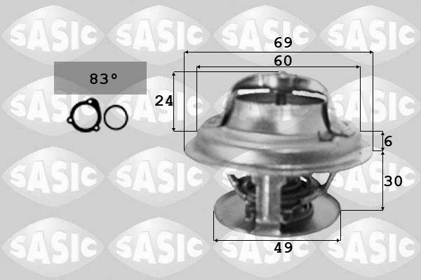 Sasic 3371341 - Термостат, охолоджуюча рідина avtolavka.club