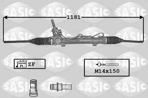 Sasic 7006095 - Рульовий механізм, рейка avtolavka.club