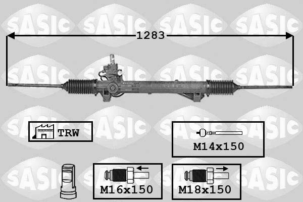 Sasic 7006093 - Рульовий механізм, рейка avtolavka.club