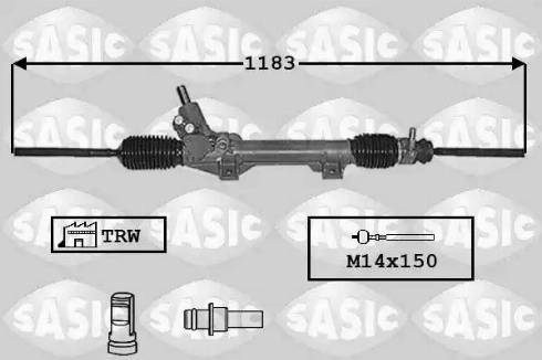 Sasic 7006040 - Рульовий механізм, рейка avtolavka.club