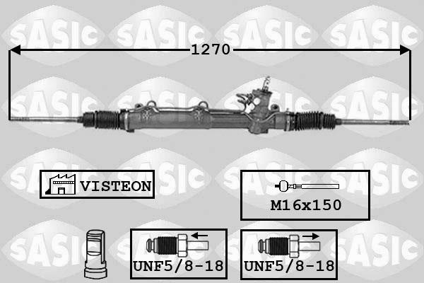 Sasic 7006064 - Рульовий механізм, рейка avtolavka.club