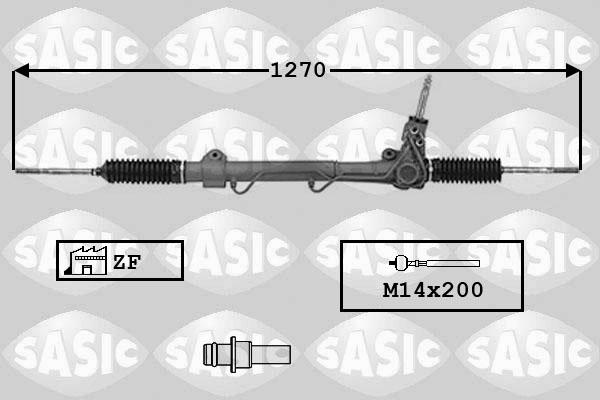 Sasic 7006063 - Рульовий механізм, рейка avtolavka.club