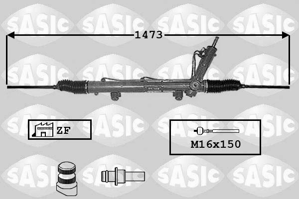 Sasic 7006062 - Рульовий механізм, рейка avtolavka.club
