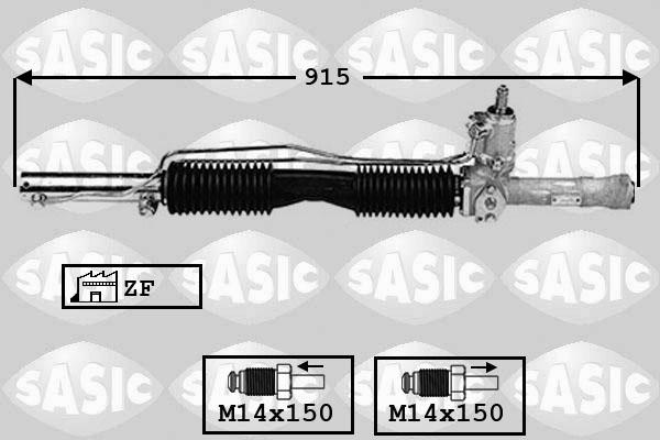 Sasic 7006000 - Рульовий механізм, рейка avtolavka.club