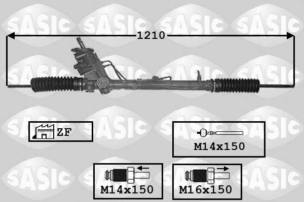 Sasic 7006003 - Рульовий механізм, рейка avtolavka.club