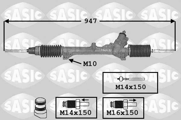 Sasic 7006084 - Рульовий механізм, рейка avtolavka.club