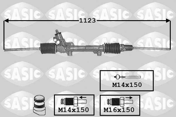 Sasic 7006085 - Рульовий механізм, рейка avtolavka.club