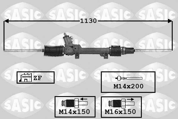 Sasic 7006083 - Рульовий механізм, рейка avtolavka.club