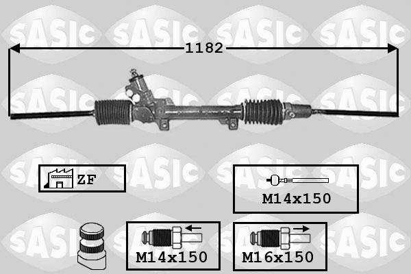 Sasic 7006035 - Рульовий механізм, рейка avtolavka.club