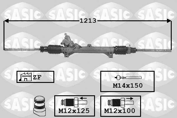 Sasic 7006033 - Рульовий механізм, рейка avtolavka.club