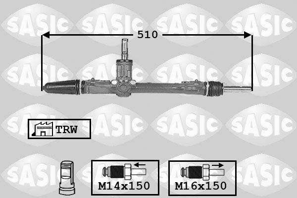 Sasic 7006037 - Рульовий механізм, рейка avtolavka.club