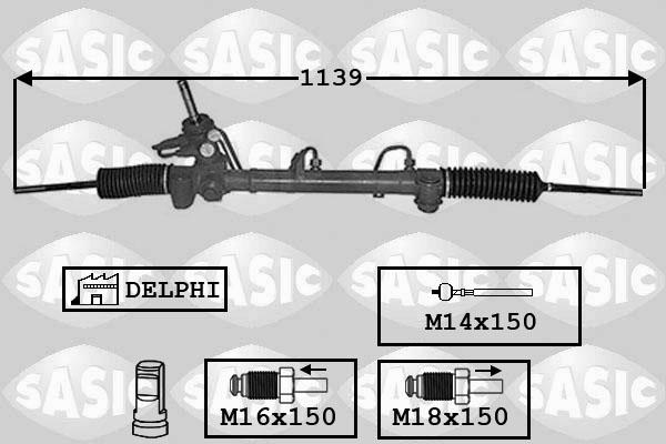 Sasic 7006078 - Рульовий механізм, рейка avtolavka.club