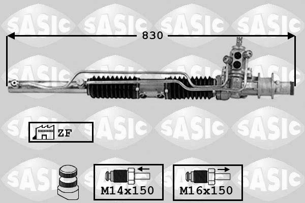 Sasic 7006072 - Рульовий механізм, рейка avtolavka.club
