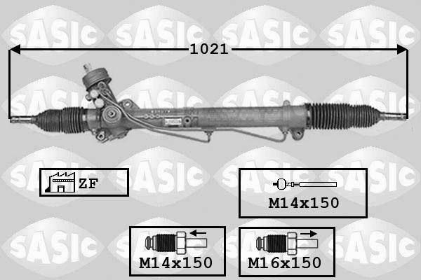 Sasic 7006141 - Рульовий механізм, рейка avtolavka.club