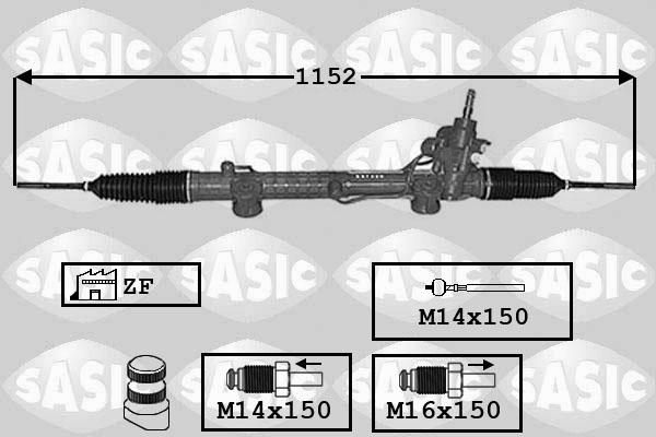 Sasic 7006160 - Рульовий механізм, рейка avtolavka.club